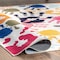 Nuloom Pinkie Machine Washable Handprint Kids Area Rug 3ft x 5ft HJAU36A-305 - alternate 4